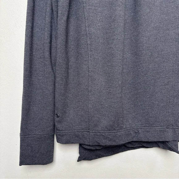 Lululemon Womens 8 Coast Wrap Heathered Black - Picture 14 of 16